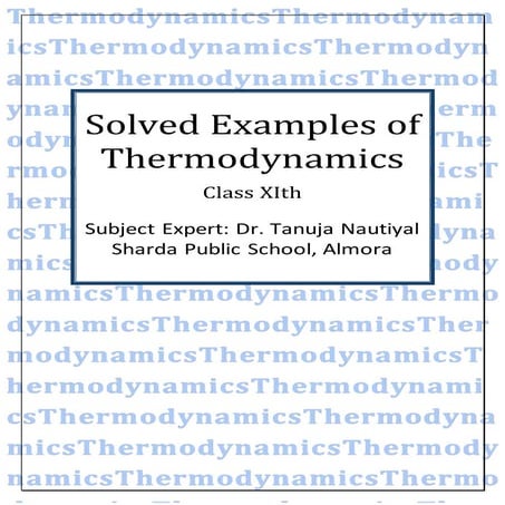 The first law of thermodynamics