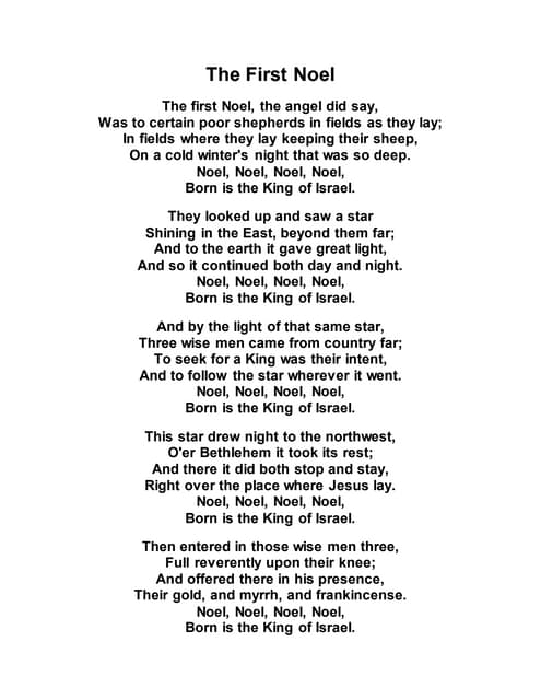 The first noel | DOCX