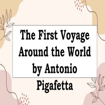 The First Voyage   Around the World.pptx