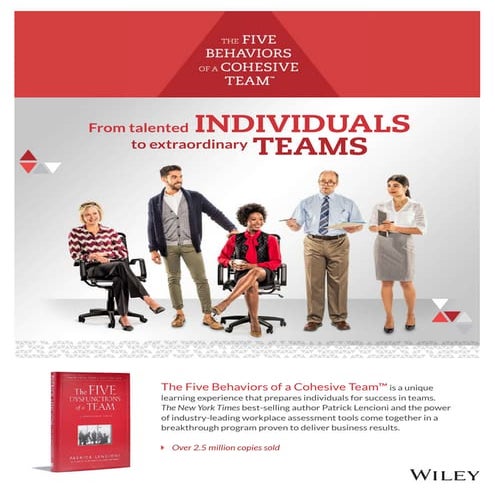 The five behaviors of a cohesive team