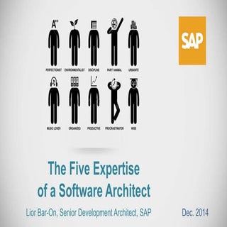 The five expertise of a software ar...