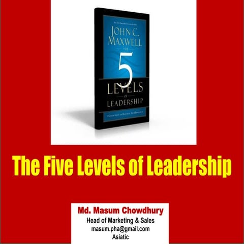 The Five Levels of Leadership by Md. Masum Chowdhury 