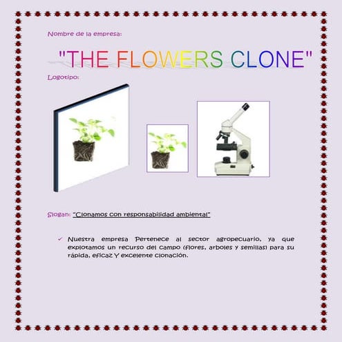 The flowers clone