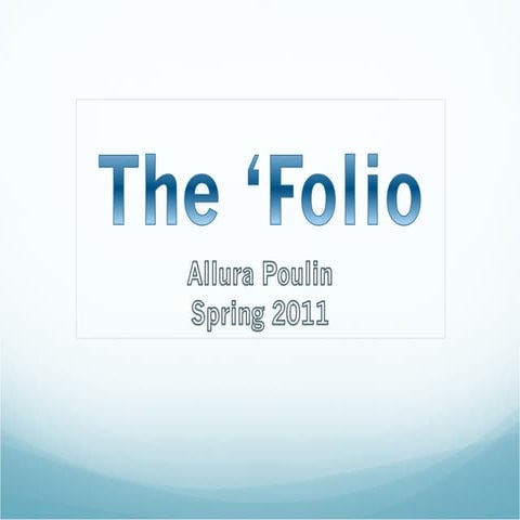 The 'folio