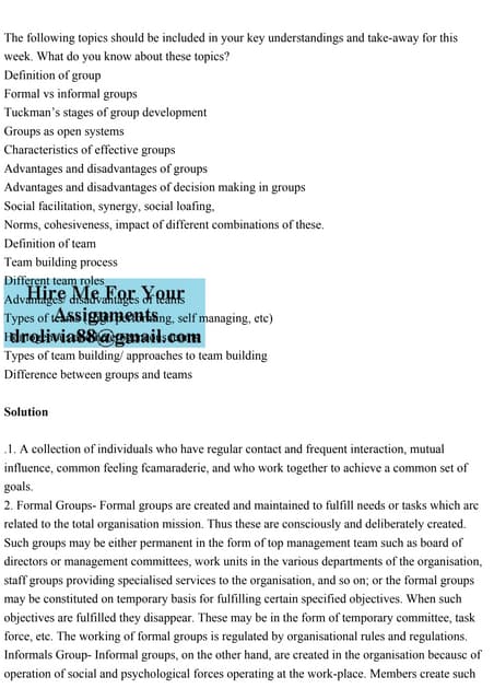 Chapter 1 introduction to group dynamics | PPT