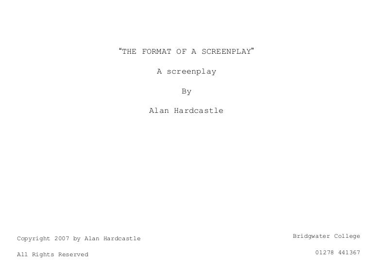 the format of a