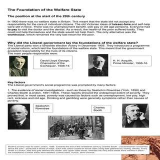 The Foundation of the Welfare State