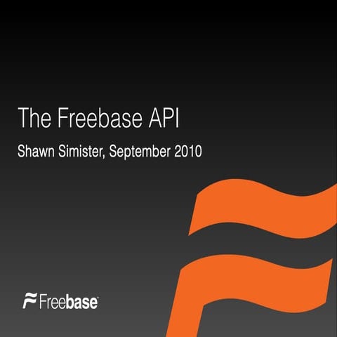 Freebase API @ HackTO 2