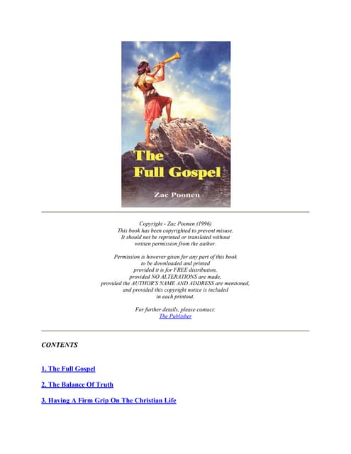 The Full Gospel