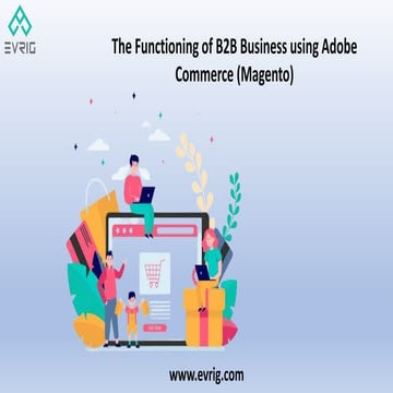 The Functioning of B2B Business using Adobe Commerce (Magento).