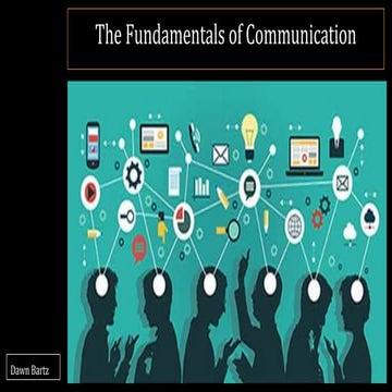The Fundamentals of Communication