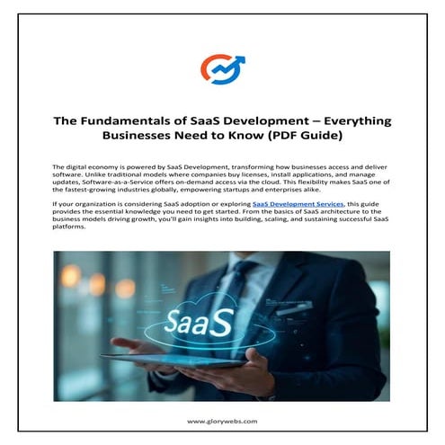 The Fundamentals of SaaS Development – Everything Businesses Need to Know (PD...