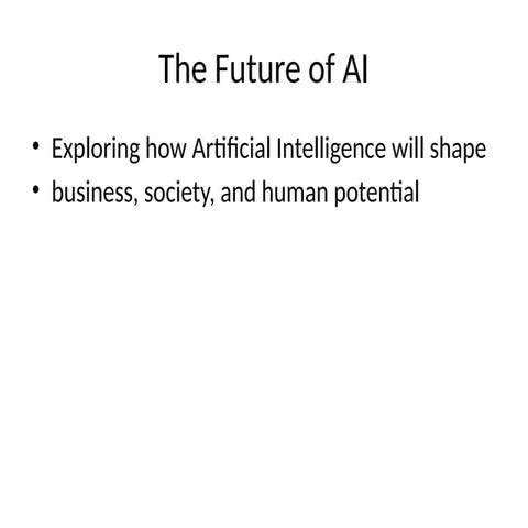The Future of Artificial Intelligence: How Human and Machine ...