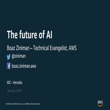 The future of AI - IDC Herzelia