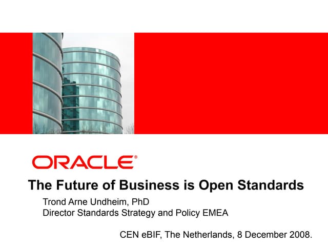 The Future Of Business Is Open Standards
