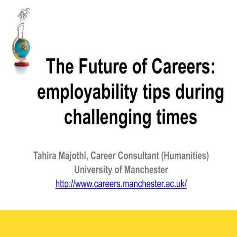 The Future of Careers: employability tips during challenging times