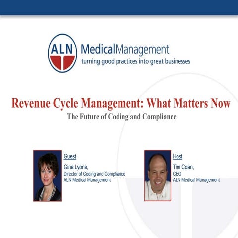 The future of coding and compliance