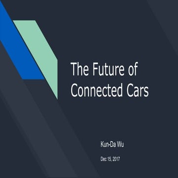 The Future of Connected Car - V2X is an enabling technology for Autonomous Cars