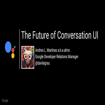 The future of conversation ui