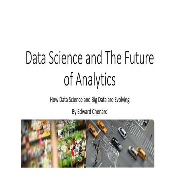 The future of data analytics