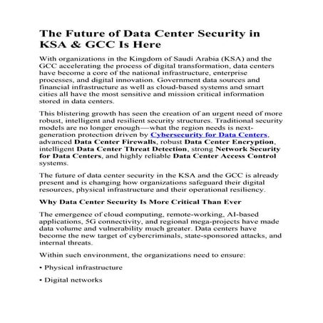 The Future of Data Center Security in KSA & GCC Is Here.docx