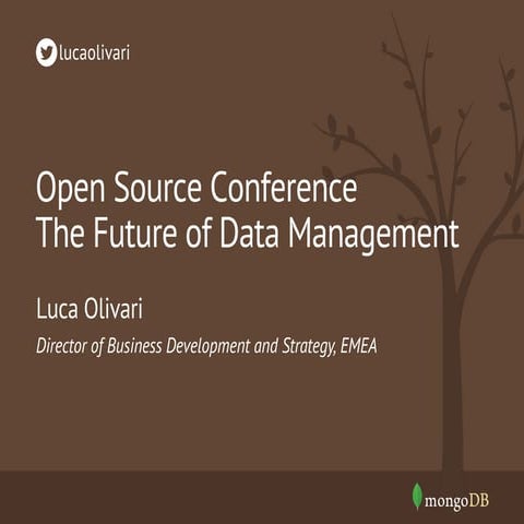 The Future of Data Management