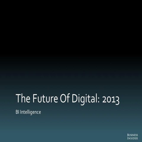 The future of digital