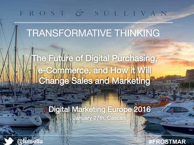 The future of digital purchasing, ecommerce and how it will change sales and ...