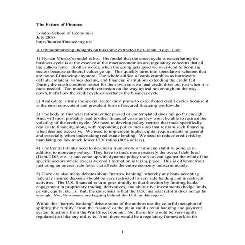 The Future of Finance