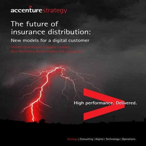 The future of insurance distribution: New models for a digital customer