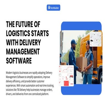 Top 10 Delivery Dispatch Software - AllRide Apps | PDF