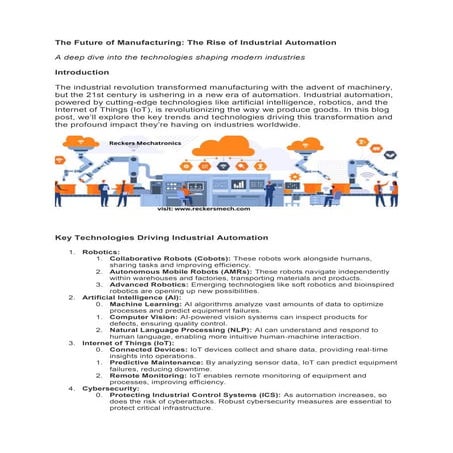 The Rise of Industrial Automation in India