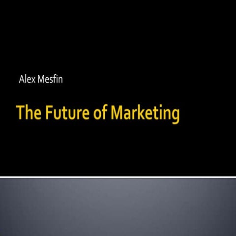 The future of marketing
