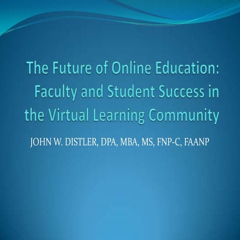 The future of online education