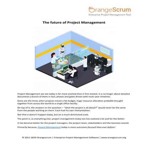 The Future of Project Management