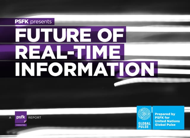 The future of real time information