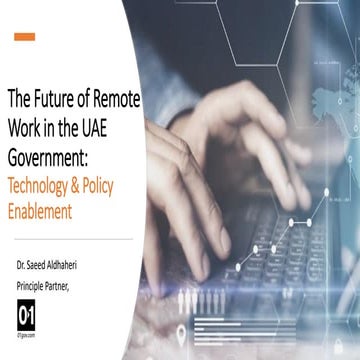 The future of remote work in the UAE government
