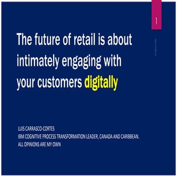 The future of retail is about intimately engaging your customers