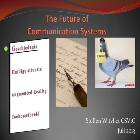 The future of Communication Systems | PPTX