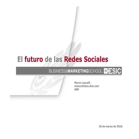 The Future Of Social Networks V4