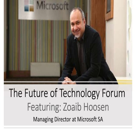 The Future of Technology Interview with Zoaib Hoosen (Managing Director at Mi...