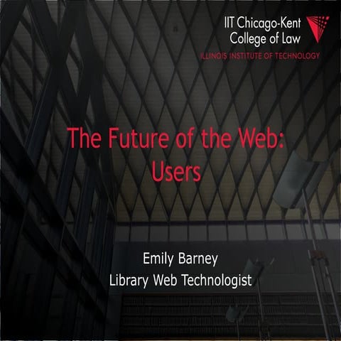 The future of the web