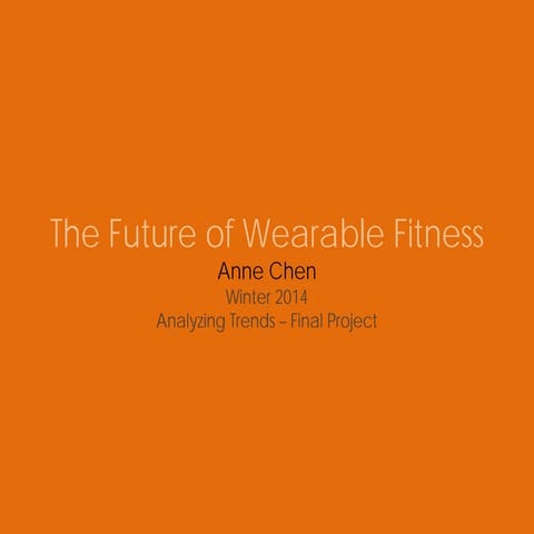 The Future of Wearable Fitness