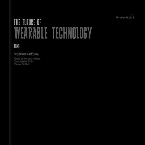 The Future of Wearable Technology