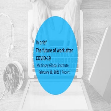 The future of work after covid‑19 | PDF