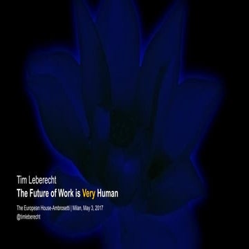 The Future of Work is Very Human 