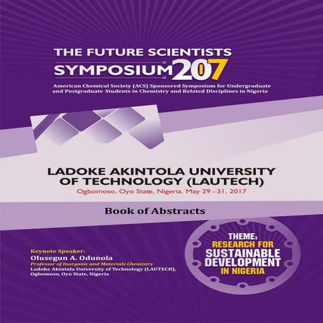 The future scientists symposium 2017 nigeria