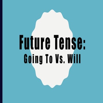 The future tense