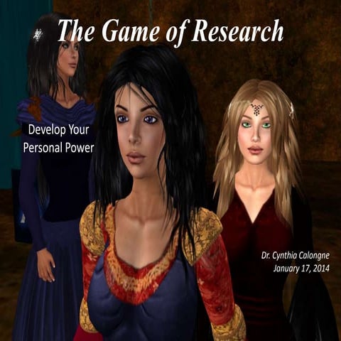 The game of research