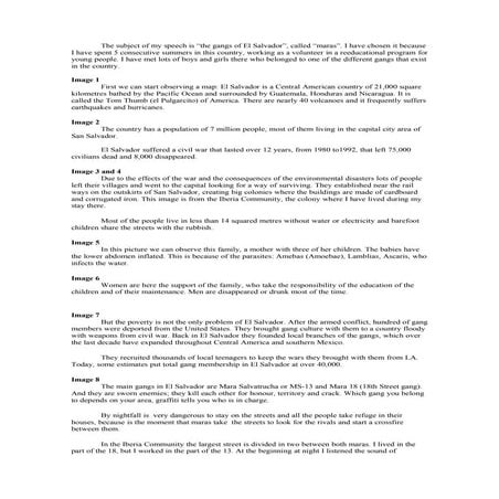 the gangs of El Salvador